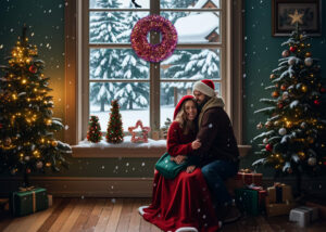 Multi-Colored Wreath-red tinsel wreath- Christmas Tinsels garland Factory插图