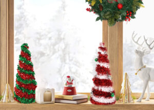 Christmas White Elk Decorations-Christmas party tinsels decoration-Festival decoration OEM插图5