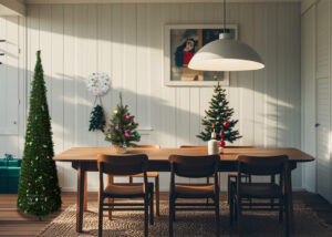 Desktop Xmas Tree Set Decorative-Mini Pine Tree Tabletop Trees-christmas trees for table tops插图3