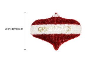 Christmas party tinsels decoration-Christmas Tree Ornament Outside Decorations插图3