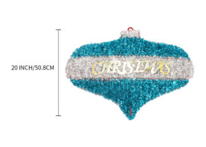 Christmas party tinsels decoration-Christmas Tree Ornament Outside Decorations插图2