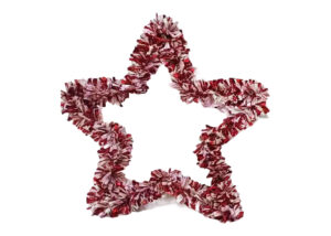 Christmas Star Tinsels wreaths-Christmas party tinsels decoration-Tinsels garland OEM插图3