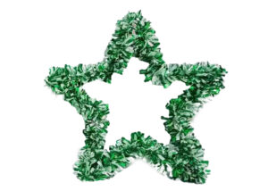 Christmas Star Tinsels wreaths-Christmas party tinsels decoration-Tinsels garland OEM插图2
