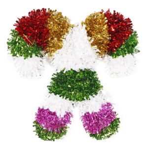 Candy Canes Tinsel Hanging Wall Decor-Christmas party tinsels decoration