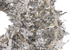 white tinsel wreath-christmas garland and tinsel-Tinsels wreaths OEM插图1