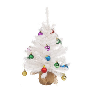 Desktop Xmas Tree Set Decorative-Mini Pine Tree Tabletop Trees-christmas trees for table tops