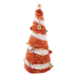 table top for tree stump-red white christmas table top tree-Christmas party tinsels decoration