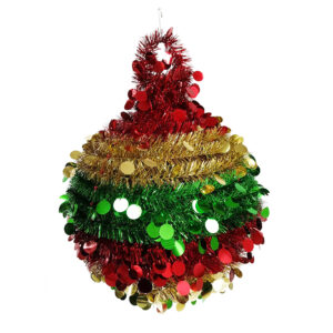 Tinsel Hanging Ball Christmas Tree-Party Tinsels Decoration ODM
