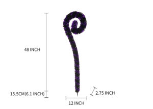 Stripe Tinsel Cane Halloween Decor-Halloween festival decoration插图3