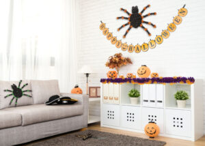 Halloween Tinsel Spider-Halloween party tinsels decoration-party tinsels decoration插图1