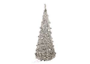 Pop-Up Snow Flocked White Christmas Tree-black artificial tree-Christmas Pop up trees插图3