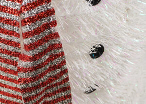 Pop-Up Collapsible Tinsel Snowman-outdoor christmas decor snowman-christmas snowmen decorations插图4