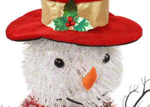 Pop-Up Collapsible Tinsel Snowman-outdoor christmas decor snowman-christmas snowmen decorations插图2