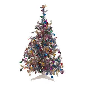 Small table top christmas tree-tree stump table top-Christmas table top treeODM