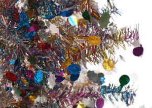 Small table top christmas tree-tree stump table top-Christmas table top treeODM插图1