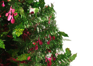 Small table top christmas tree-tree stump table top-Christmas table top treeODM插图3