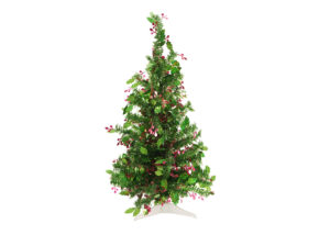Small table top christmas tree-tree stump table top-Christmas table top treeODM插图2