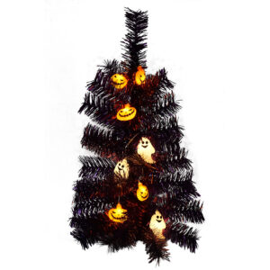 Hallowseve Mini Tree-Pumpkin mini table top tree-Pumpkin lantern Halloween tree