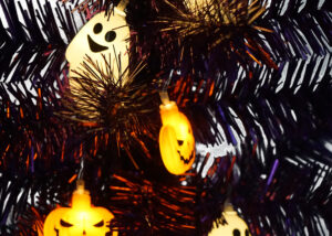 Hallowseve Mini Tree-Pumpkin mini table top tree-Pumpkin lantern Halloween tree插图