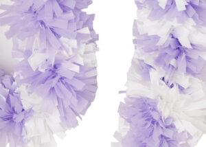 Christmas Candy Tinsel Cane-Yellow and White Tinsel Giant Candy Cane插图3