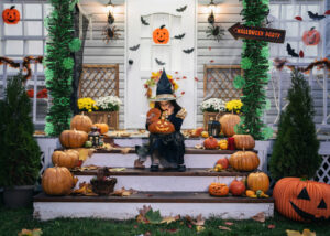 Stripe Tinsel Cane Halloween Decor-Halloween party tinsels decoration- Tinsel Cane OEM插图