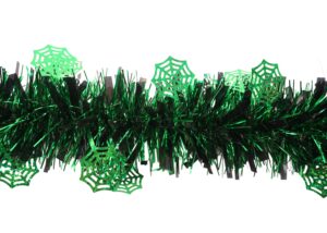 Halloween party tinsels decoration-green tinsel wreath-halloween tinsel garland插图5