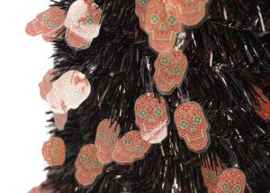 5′ Pop-Up Artificial Tree-HalloweenTinsel Tree-Halloween Festival decoration OEM插图6