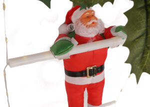 Christmas tinsel garland-Santa Claus Christmas Wreath-Christmas Tinsels wreaths OEM插图2