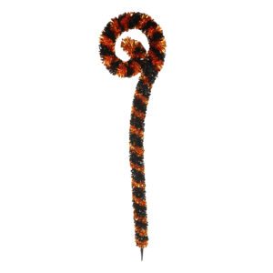 Stripe Tinsel Cane Halloween Decor-Halloween party tinsels decoration- Tinsel Cane OEM