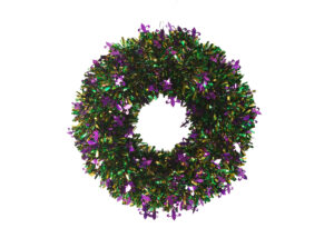 Halloween Door Hanging Wreath-tinsel garland wreath-halloween tinsel wreath ODM插图3