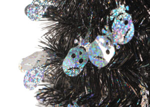 5′ Pop-Up Artificial Tree-HalloweenTinsel Tree-Halloween Festival decoration OEM插图4