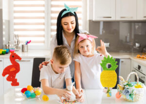 Tinsel Easter Egg Tabletop Centerpiece Decoration-Easter festival decoration-HSENLIFE插图5