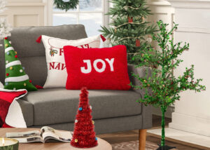 Table top christmas trees-Christmas balls table top tree-Christmas party tinsels decoration插图2