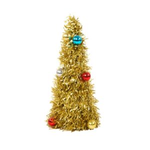 Table top christmas trees-Christmas balls table top tree-Christmas party tinsels decoration