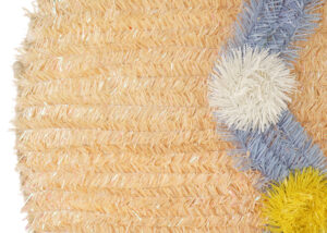 Easter Tinsel Egg Decoration-Fancy Easter Tinsel Eggs-Yellow Easter Tinsel Egg插图2