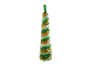 5 Ft Pop Up Tinsel Tree Decorations-pre decorated pop up christmas trees-St. Patrick’s Day artificial tree插图