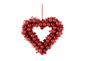 Valentine’s Day Love Shape Tinsel Garland-Wall Heart Hanging Party Garland插图4