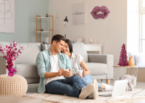 Red Tinsel Lips Wreath-Valentine’s Day tinsels garland-Red Lip Tinsel Garland插图2