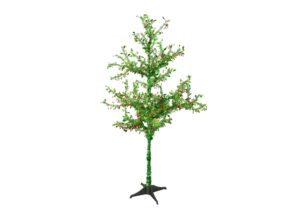 Green artificial christmas trees-pop up christmas tree-pop up tinsel xmas tree插图