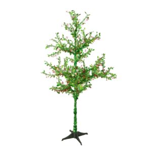 Green artificial christmas trees-pop up christmas tree-pop up tinsel xmas tree