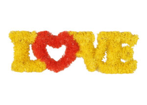 Valentine’s Day Red Love Tinsel Decoration-Tinsel LOVE Valentine’s Wall Decor插图2