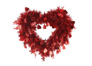 Valentine Heart Shaped Wreaths-Garland Heart Wreath-Reusable Heart Wreath插图