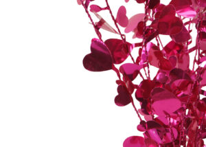 Valentine’s Day party tinsels decoration-Valentine’s Day Heart-shaped Decoration插图1