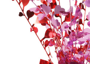 Valentine’s Day party tinsels decoration-Valentine’s Day Heart-shaped Decoration插图5