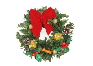 Christmas Wreath Artificial-Wreath Pendant Festive Adornment-Christmas Tinsels garland OEM插图1