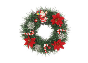 Christmas Wreath Artificial-Wreath Pendant Festive Adornment-Christmas Tinsels garland OEM插图3