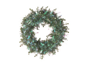 tinsel garland christmas-green tinsel garland-tinsel christmas wreaths插图6
