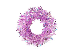 tinsel garland christmas-green tinsel garland-tinsel christmas wreaths插图5