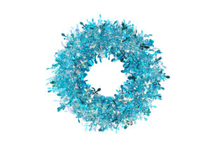 tinsel garland christmas-green tinsel garland-tinsel christmas wreaths插图4
