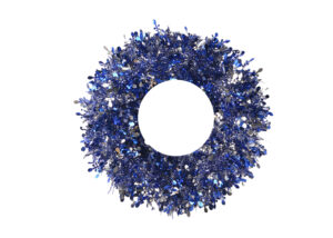 tinsel garland christmas-green tinsel garland-tinsel christmas wreaths插图1